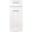 Armoire-pont murale de style Shaker de 36 po de largeur DL 36 po x H 15 po x P 12 po DL Cabinetry (prête à assembler) - blanc-124241002-126248657