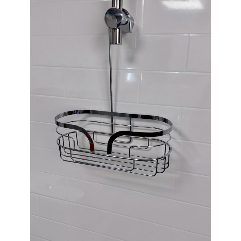 Dante Steel Freestanding Bathroom Shelves, Chrome