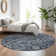 Premium Machine Washable Cerrito Blue Rug