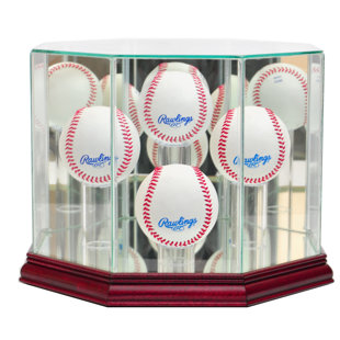 Perfect Cases And Frames 9.5'' W 9.5'' D Baseball Glass Ball / Puck Case
