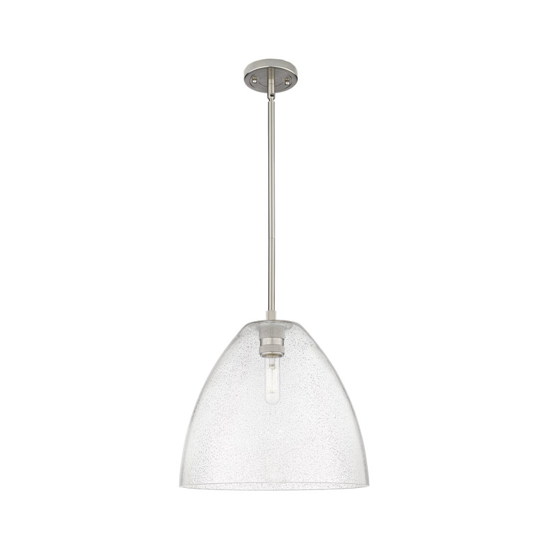 Luminaire suspendu Kehlani, H 38,75 po x l 12 po x P 12 po, Nickel satiné