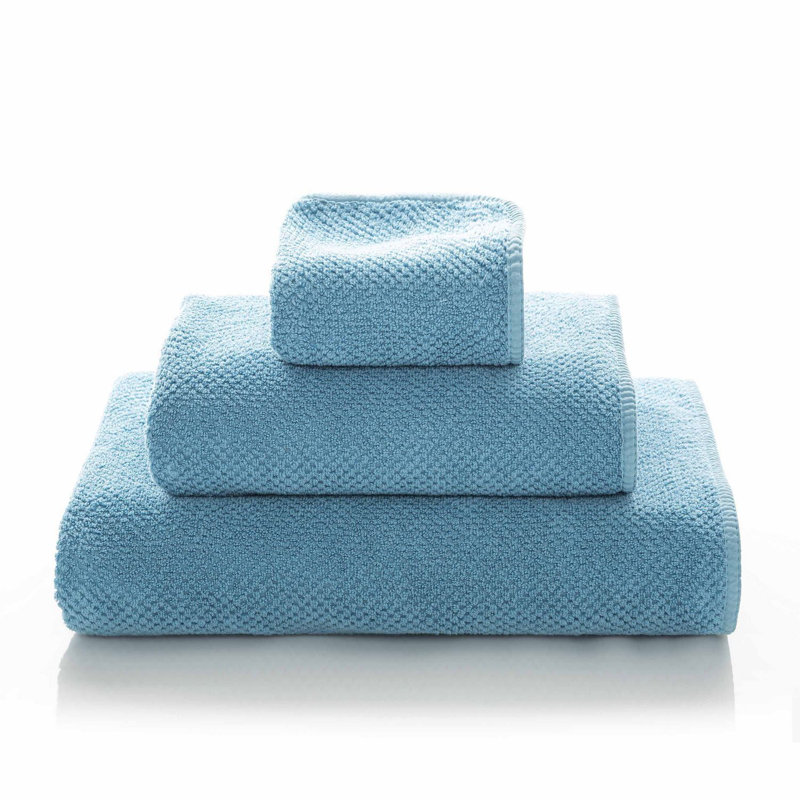Bee Waffle Hand Towel, Petrol