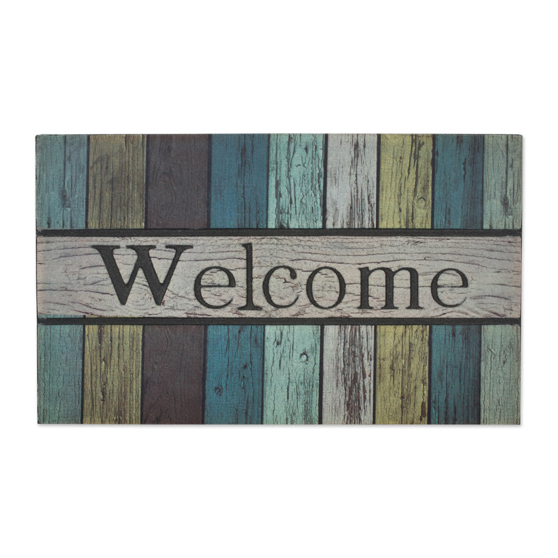 Tapis de porte d'extérieur peint 30 "x 18" Devi