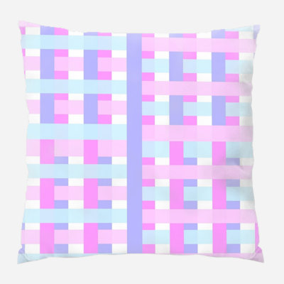 Coussin décoratif Gingham