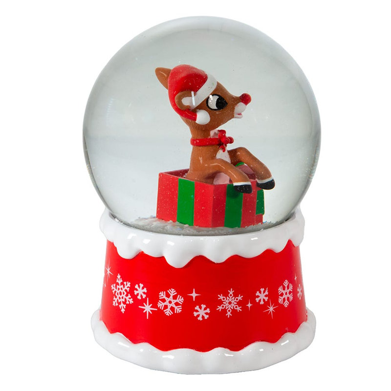Boule à neige Rudolph in Présent