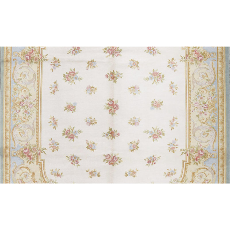 Aubusson Wool Oriental Area Rug
