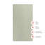 Moss Stripe Muslin Crib Sheet