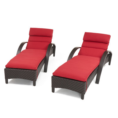 Barcelo Reclining Chaise Lounge with Cushion