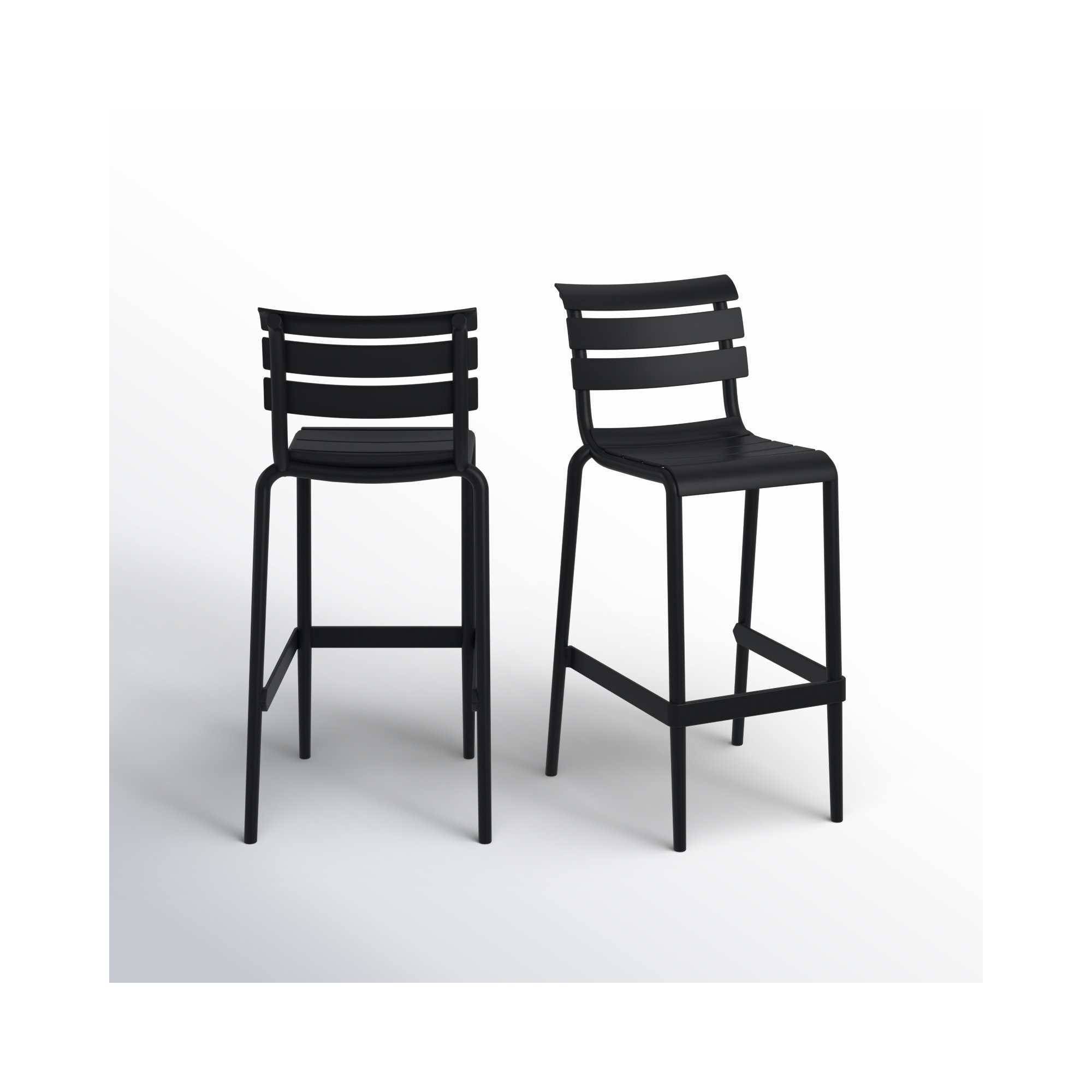 Helen Counter Height Stool, 29.50", Black