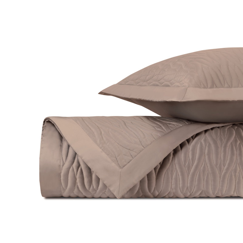 Napa RS QLT Egyptian Certified Cotton Coverlet, Mist Gray, King Coverlet