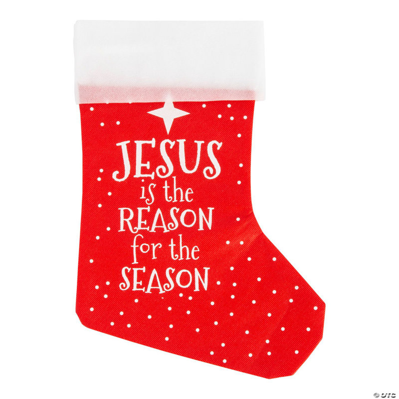 Jésus est la raison des bas de Noël - 12 pièces
