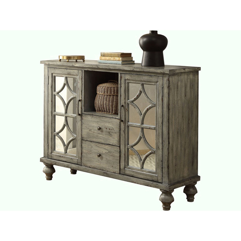 Console Table in Weathered Gray