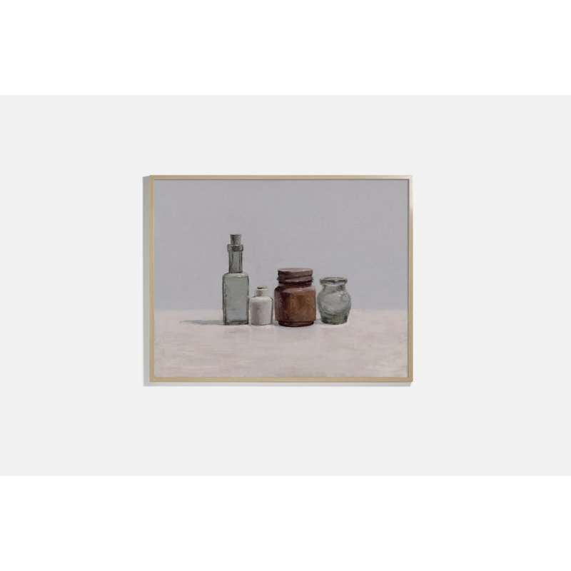 Metal Lid, White Bottle Print by Brian Blackham, Natural
