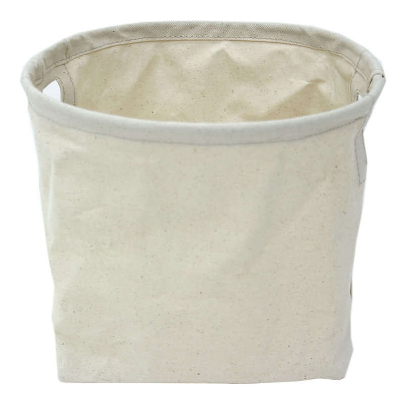 Panier en tissu rond