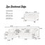 Magnifique canapé modulaire 3 pièces Dorris