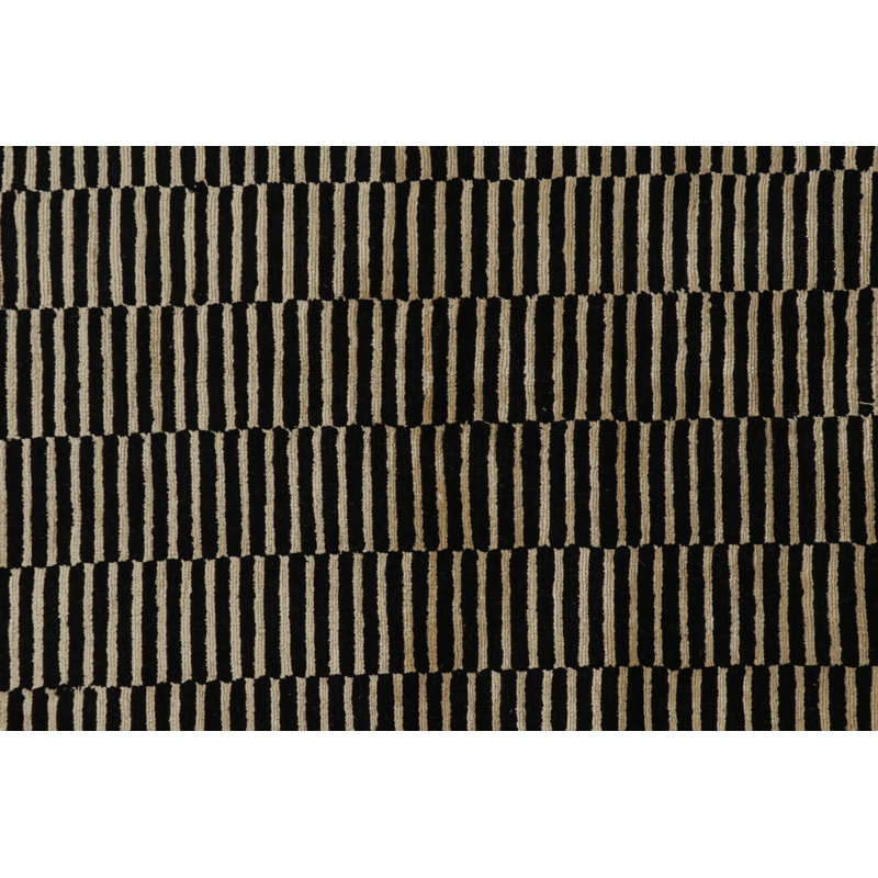 Rug & Kilim’S Art Deco Style Square Rug With Beige-Brown Geometric Patterns