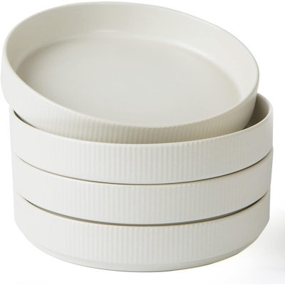 Stoneware Pasta Bowl Set (Set of 4)