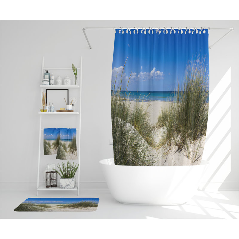 Nequan Polyester Shower Curtain Set