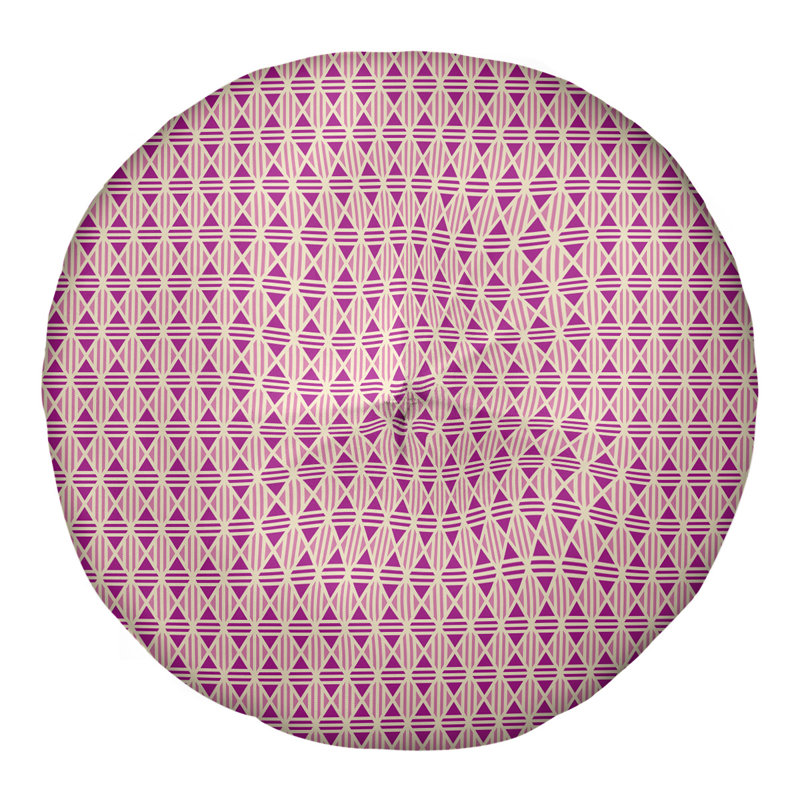 Coussin de sol Katelyn Elizabeth, 26 po x 26 po, Mauve