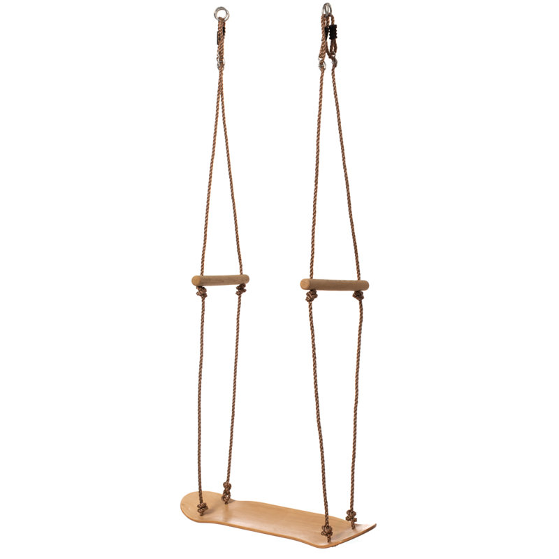 Natural Maple Wood Adjustable Outdoor Skateboard Swing