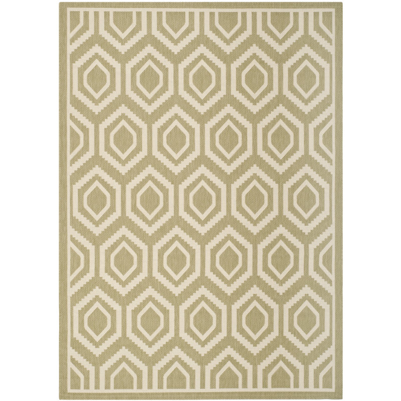 Tapis à motif géométrique Deedrick, Rectangle 6 pi 7 po x 9 pi 6 po