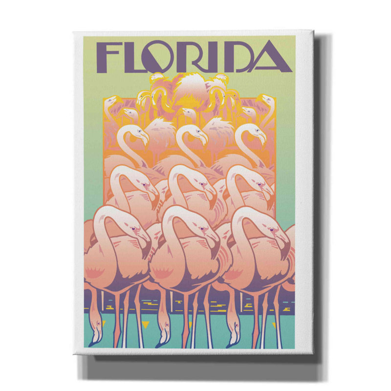 «Epic Graffiti 'Florida» par David Chestnutt, impression giclée sur toile par David Chestnutt, H 16 po x l 12 po x P 0,75 po