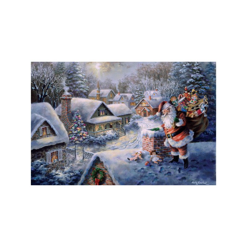 Bringing Joy And Happiness by Nicky Boehme - Print on Canvas, No Frame, 101.6 cm H x 66.04 cm W x 3.175 cm D