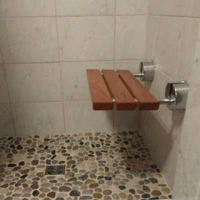 Banc de douche en teck Crosstown l 20,1 po