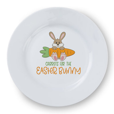  Carrots For The Easter Bunny Easter Plate