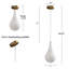 Luminaires suspendus simples 1 lumière Dezaray