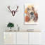 Basset Hound in Abstract - Wrapped Canvas-55313429