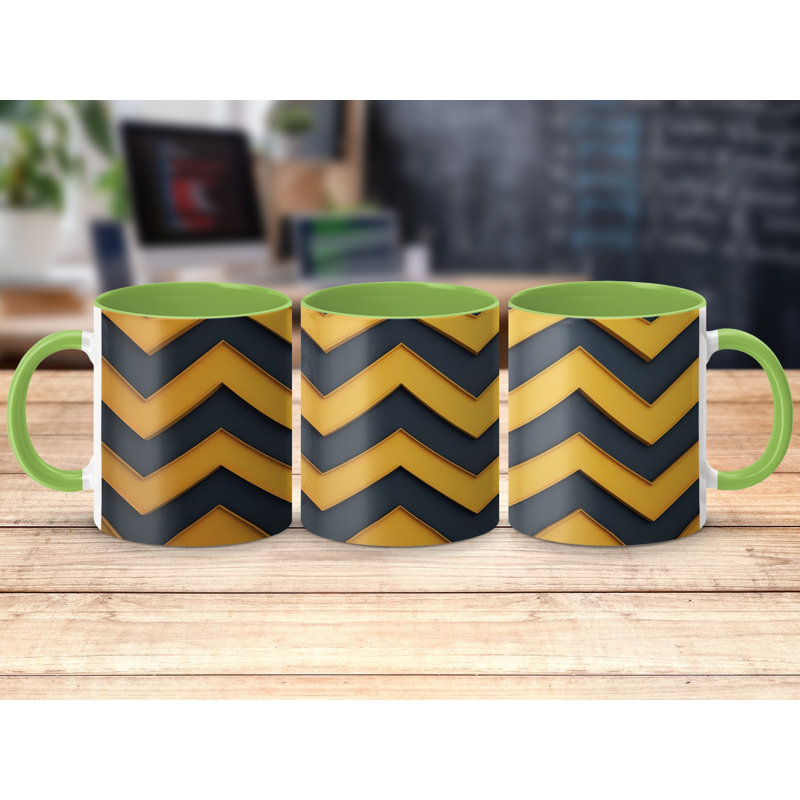 Ceramic Coffee Mug, Light Green