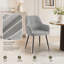 Chenille Fabric Dining Chair-667873214