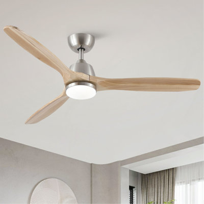 Éclairage de ventilateur de plafond à DEL intégré 52 po avec télécommande