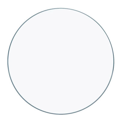 39.3 Inch Round 3/8 Thick Glass Table, Impact - Design, Smooth Edges For Comfortable Use Tempered Table Top With Thickness, Smoothly Polished , Supports 100 Lbs, Shatters Into Dull Edged Granules