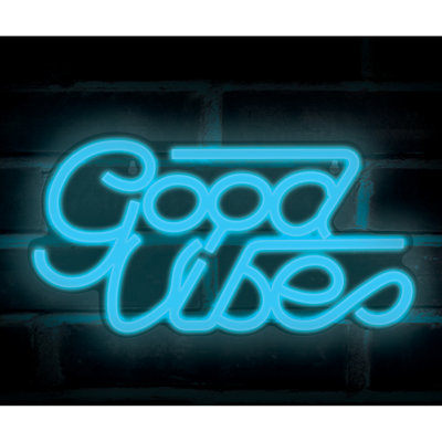 Good Vibes 6.73" LED Sign