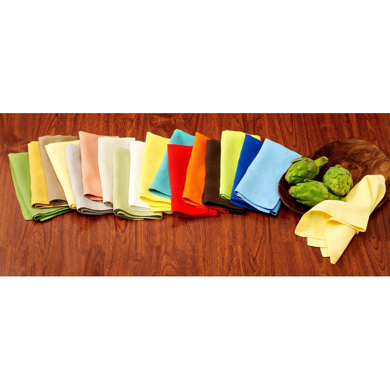 Riviera Linen Square Napkin, Willow
