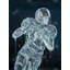 Joueur de football - «Blue Man», art sur toile pour la décoration intérieure-119180524-119180523