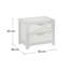 Simone 2 Drawer Nightstand