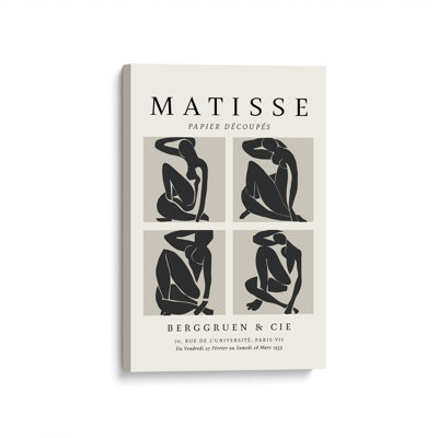 Nus Noir Matisse, affiche d'art