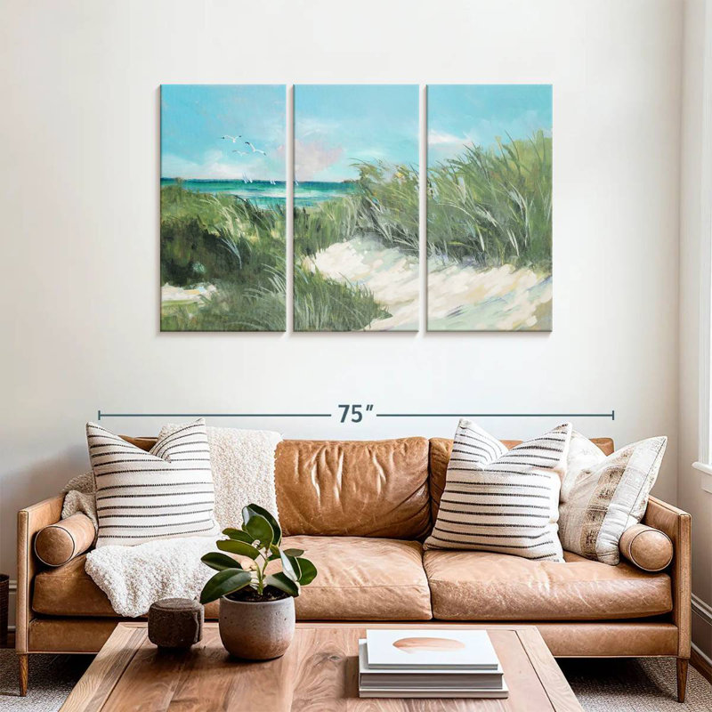 Gillard Beach Coast Grass, 36" H x 57" W