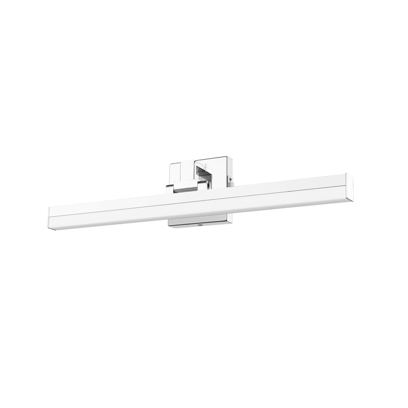 Meuble-lavabo 1 lumière Briden en chrome, Chrome