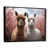 Black Floater Framed