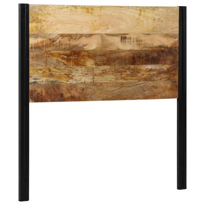 Solid Wood Iron Headboard