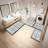 Absorbent Bath Rug Bathroom Mat(Set of 5)-1180213973
