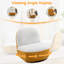 Chaise d'appoint pivotante rembourrée-556529051