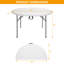 Table pliante ronde blanche en plastique-1671276276