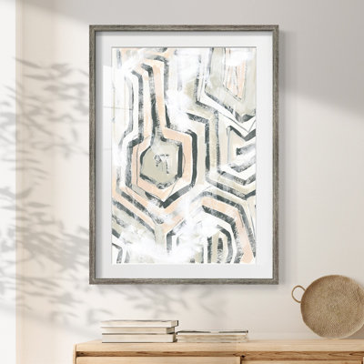 Sand Glyphs I -Framed Print