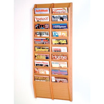 Wood Magazine Rack