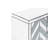 Storage Cabinet With Mirror Trim And M Shape Design Spliced Combination For Living Room